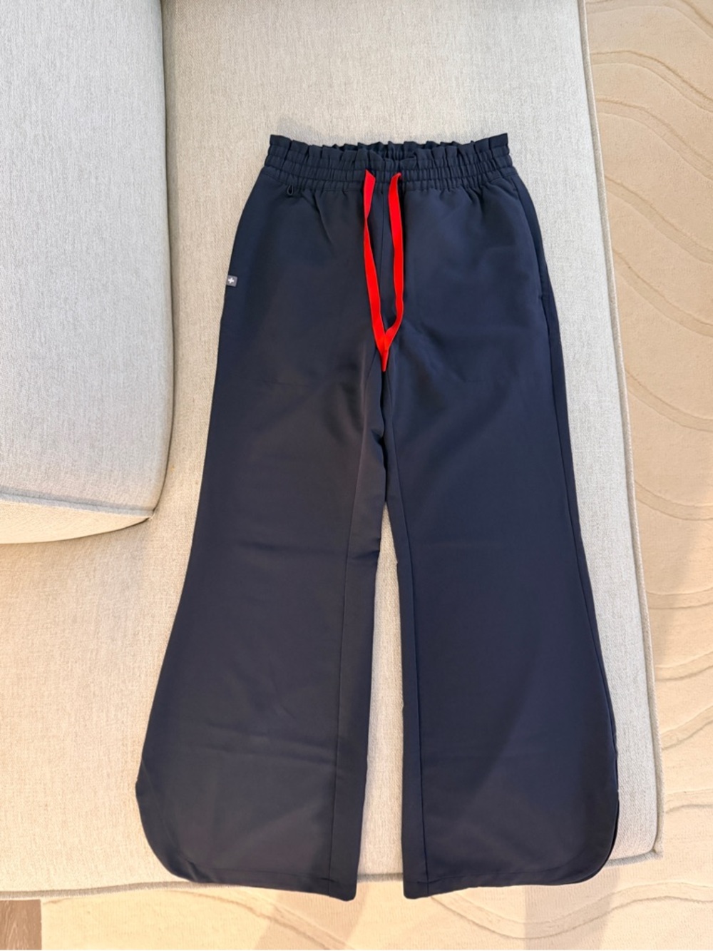 Figs Marseille Wide Leg Scrub Pants Charcoal XXSP